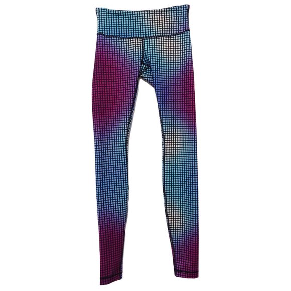 Lululemon Wunder Under Leggings Cosmic Rainbow Dot/Circle Full-on Luon - Picture 4 of 9